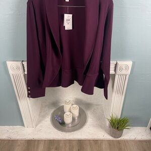 J. Jill Women's Plum Blazer